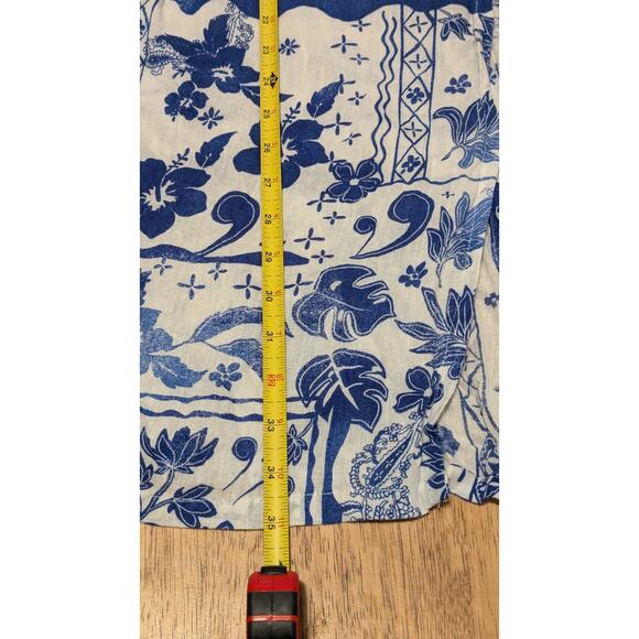 Joie Women’s Blue White Floral 100% Linen Dress And Drawstring Top NWT - Picture 8 of 11